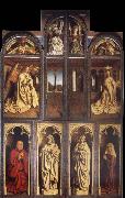 Jan Van Eyck The Ghent altar piece voltooid oil painting